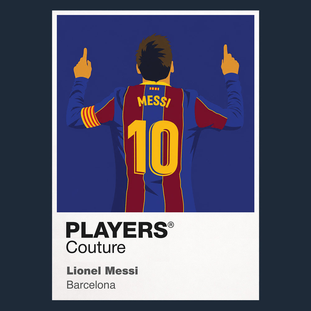 Lionel Messi Barcelona 2 Icon Frame Men's T-Shirt