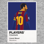 Lionel Messi Barcelona Icon Frame Men's Hoodie