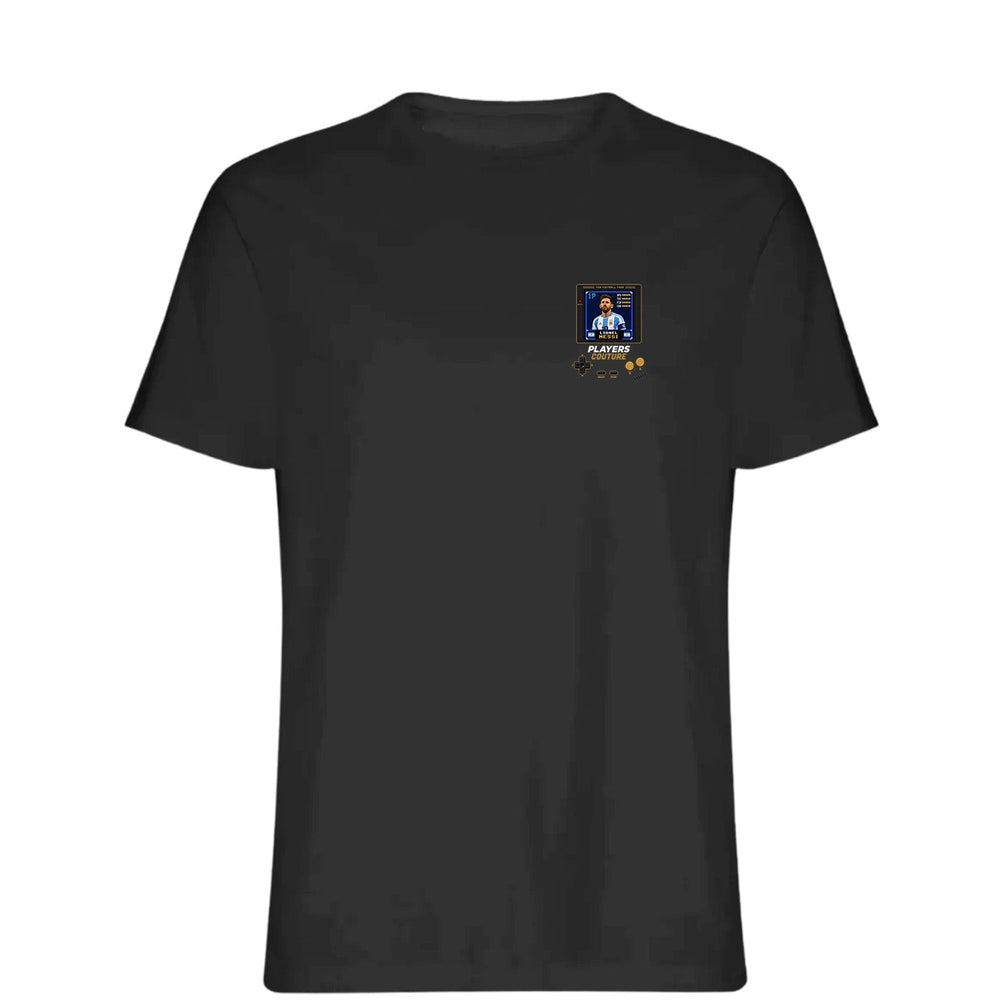 Lionel Messi 1P 8-Bit t-shirt retro gaming design by Players Couture