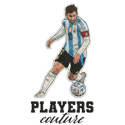 Lionel Messi Dribble Badge - Icon Design