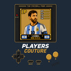 Lionel Messi 1P 8-Bit t-shirt retro gaming design by Players Couture
