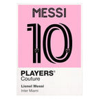 Lionel Messi 10 Inter Miami Football Shirt Frame Men's Hoodie – white close-up detail shot of the Lionel Messi 10 Inter