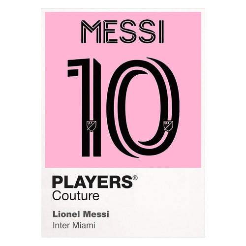 Lionel Messi 10 Inter Miami Football Shirt Frame Men's Hoodie – white close-up detail shot of the Lionel Messi 10 Inter