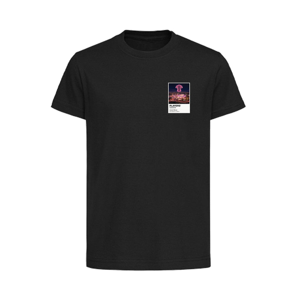Lionel Messi Inter Miami Icons in Lights Frame Kids T-Shirt in Black