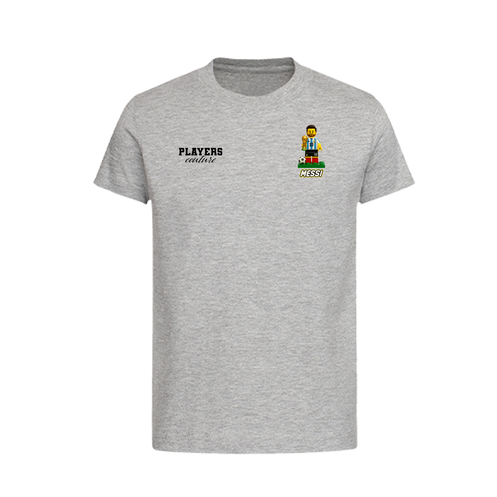 Lionel Messi Toy Logo Players Couture Kids T-Shirt Gray
