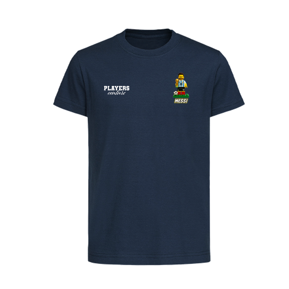 Lionel Messi Toy Logo Players Couture Kids T-Shirt Navy