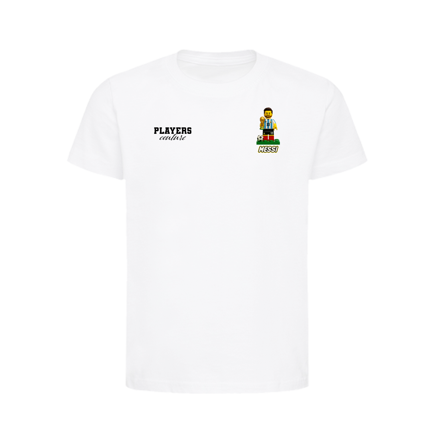 Lionel Messi Toy Logo Players Couture Kids T-Shirt White