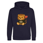 Lionel Messi Lion Logo Players Couture Kids Hoodie Navy
