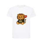 Lionel Messi Lion Logo Players Couture Kids T-Shirt White