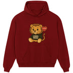 Lionel Messi Lion Logo Players Couture Men's Casual Hoodie Red