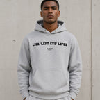 Lisa 'Left Eye' Lopes name-print hoodie - grey