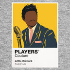 Little Richard Little Richard's pompadour, bright stagewear and explosive piano-led presence Icon Frame artwork in grey