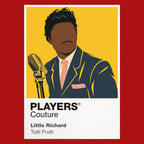 Little Richard Little Richard's pompadour, bright stagewear and explosive piano-led presence Icon Frame artwork in red