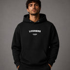 Liverbird name-print hoodie - black