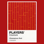 Liverpool Champions Red Classic Football Shirt Colours Frame Men's T-Shirt – red close-up detail shot of the Liverpool