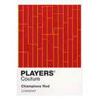 Liverpool Champions Red Classic Football Shirt Colours Frame Men's T-Shirt – white close-up detail shot of the Liverpool