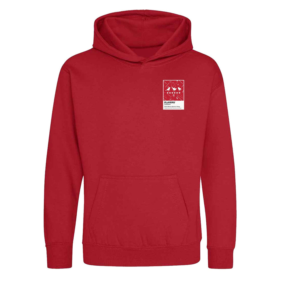 Three Little Birds Players Couture Kids Red Hoodie