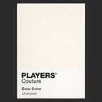 Liverpool Ecru Away Classic Football Shirt Colours Frame Men's T-Shirt – black close-up detail shot of the Liverpool Ecru