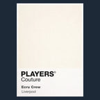 Liverpool Ecru Away Classic Football Shirt Colours Frame Men's T-Shirt – navy close-up detail shot of the Liverpool Ecru