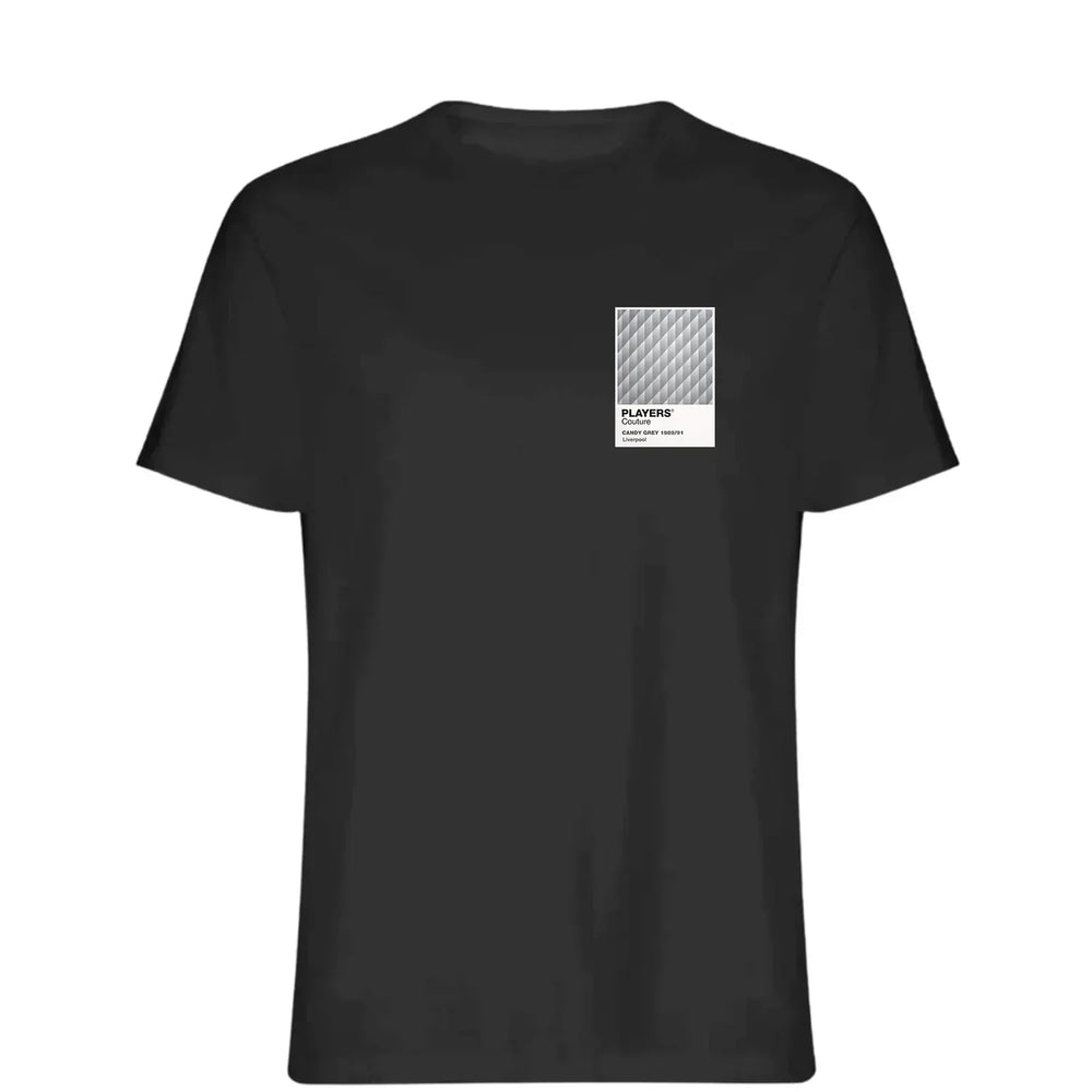 Liverpool Grey Candy Away t-shirt – grey men's t-shirt featuring the Liverpool Grey Candy Away Players Couture logo