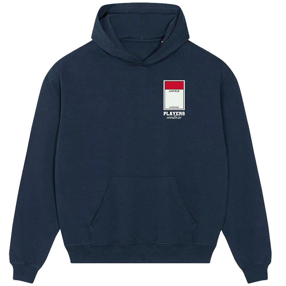 Liverpool Monopoly Card Players Couture Men's Hoodie - Navy / S | Football, Hoodies, Liverpool, Men's, Monopoly Card Collection, Volume 2