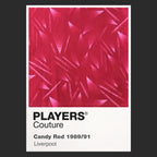 Liverpool Red Candy Home Classic Football Shirt Colours Frame Men's T-Shirt – red close-up detail shot of the Liverpool Red