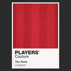Liverpool Red Classic Football Shirt Colours Frame Men's T-Shirt – red close-up detail shot of the Liverpool Red Players