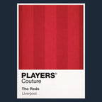 Liverpool Red Classic Football Shirt Colours Frame Men's T-Shirt – red close-up detail shot of the Liverpool Red Players