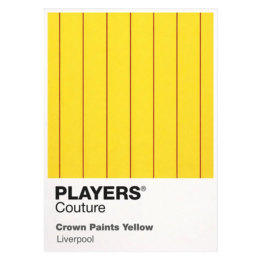 Liverpool Yellow Away Classic Football Shirt Colours Frame Men's T-Shirt – yellow close-up detail shot of the Liverpool