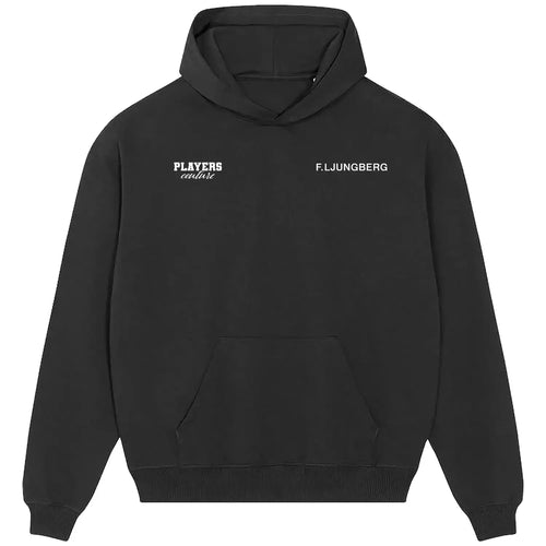 Freddie Ljungberg hoodie – black men's hoodie featuring the Freddie Ljungberg Players Couture logo