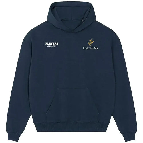 Loic Remy hoodie – navy men's hoodie featuring the Loic Remy Players Couture logo
