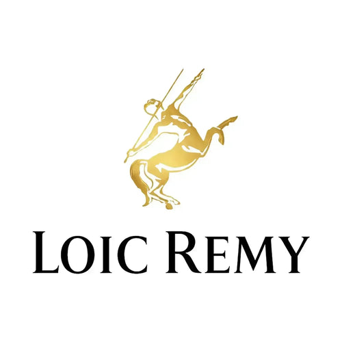 Loic Remy Logo Men's Hoodie – white close-up detail shot of the Loic Remy Players Couture logo design