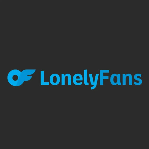 Lonely Fans Logo Men's T-Shirt – black close-up detail shot of the Lonely Fans Players Couture logo design