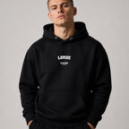 Lorde name-print hoodie - black