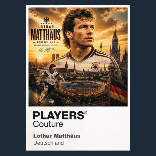 Lothar Matthaus Germany Atlas Frame artwork by Players Couture