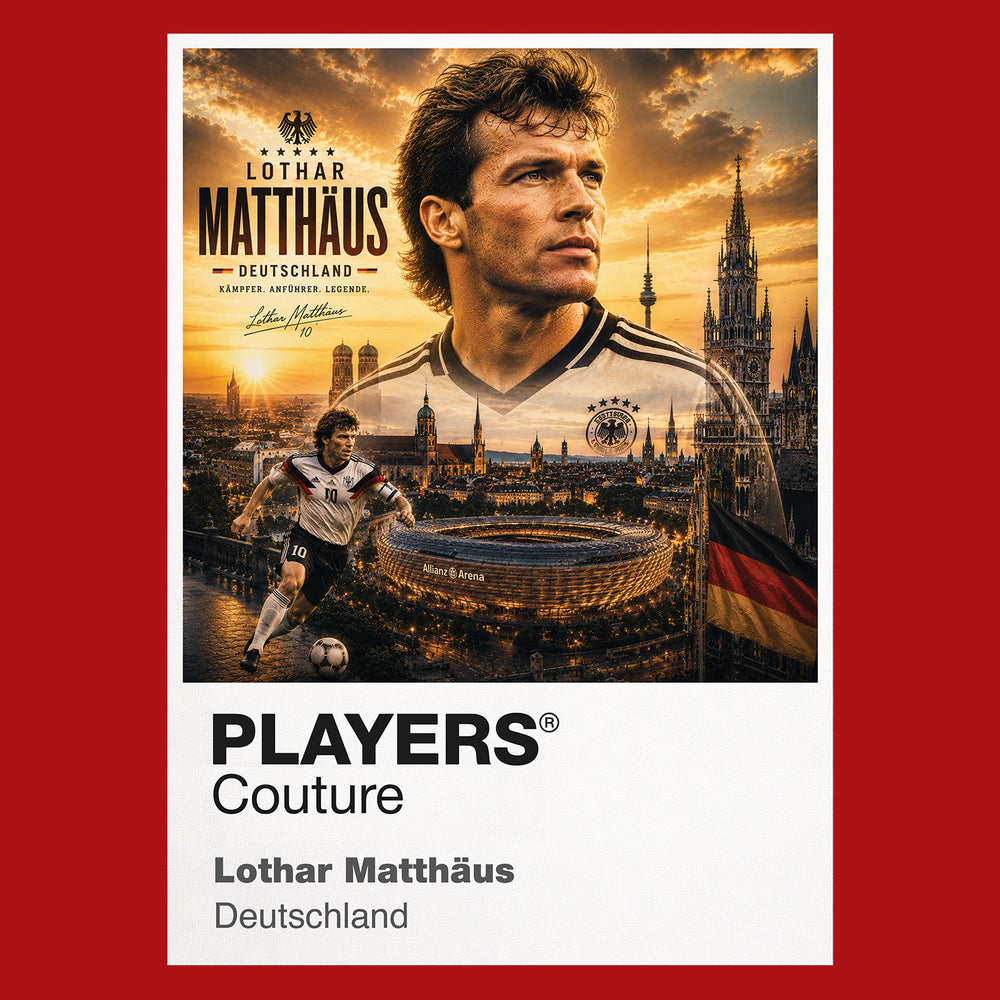 Lothar Matthaus Germany Atlas Frame artwork by Players Couture