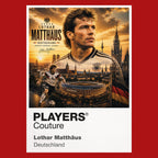 Lothar Matthaus Germany Atlas Frame artwork by Players Couture