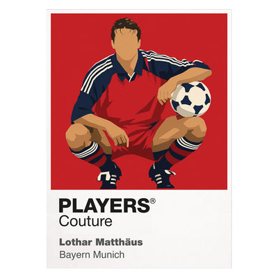 Lothar Matthaus Bayern Munich Icon Frame — White