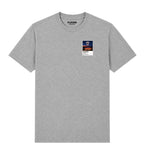 Lothar Matthäus Germany Icons in Lights Frame Men's T-Shirt in Gray