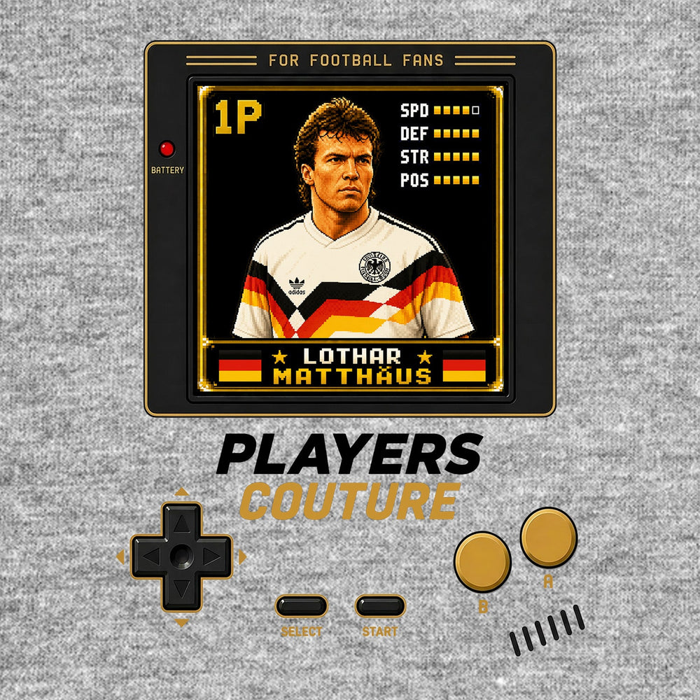 Lothar Matthaus Legend 8-Bit Men's Hoodie - image 9