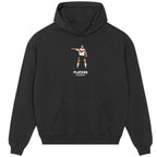 Lothar Matthaus hoodie – black men's hoodie with white Lothar Matthaus letters and Players Couture logo on the chest