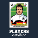 Lothar Matthaus World Cup Sticker Kids T-Shirt – lothar matthaus navy Players Couture design