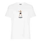 Lothar Matthaus Icon t-shirt – white men's t-shirt with black Lothar Matthaus Icon letters and Players Couture logo on the