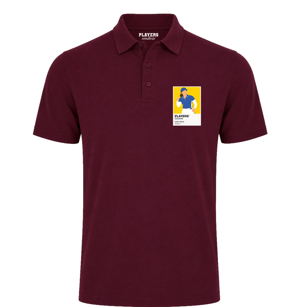 Lottie Woad Golf Icon Frame Men's Polo Shirt