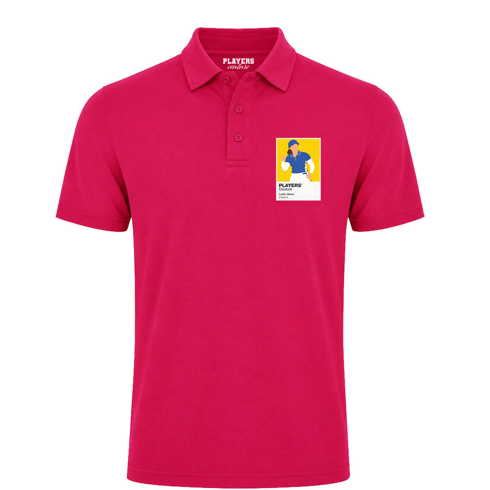 Lottie Woad Golf Icon Frame Men's Polo Shirt