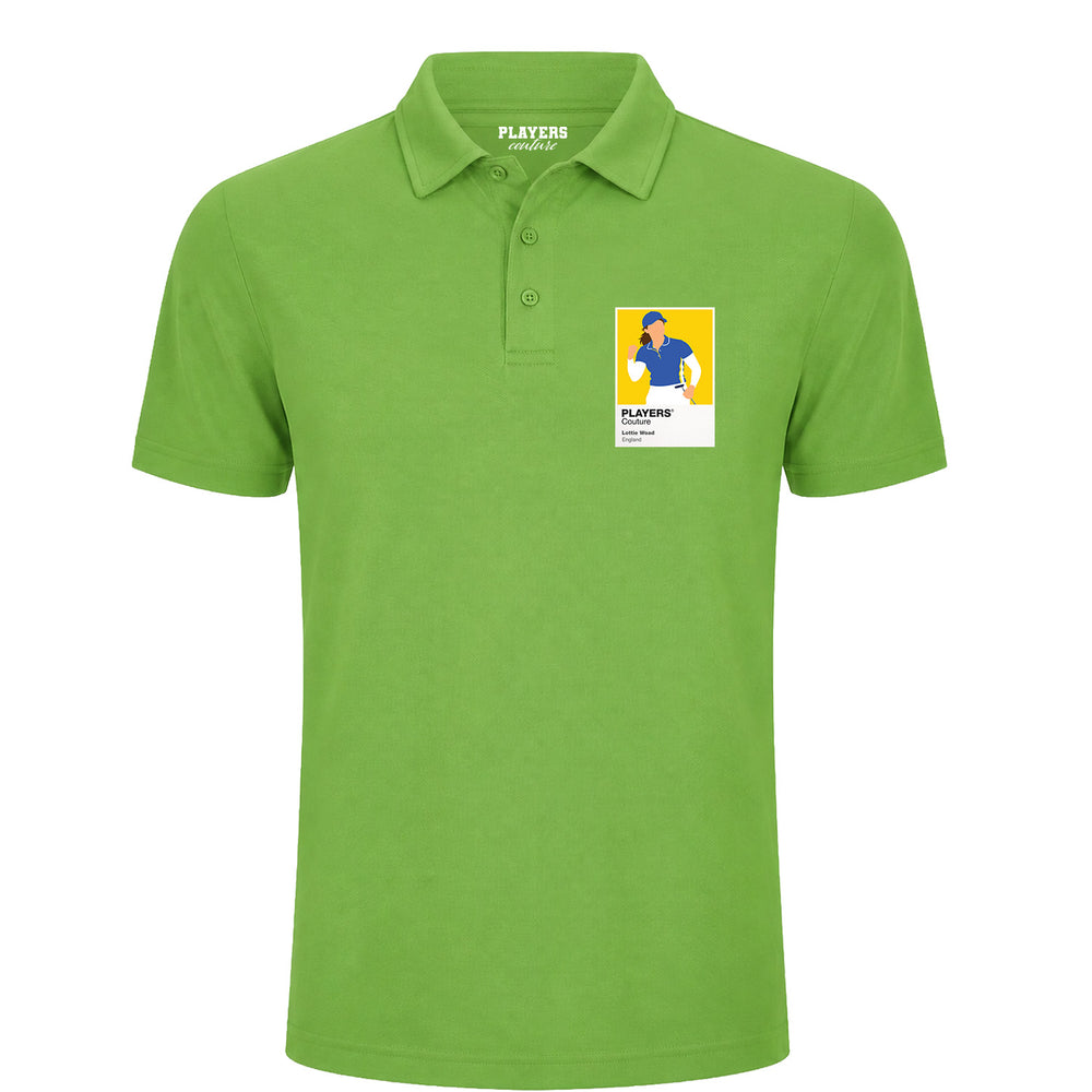 Lottie Woad Golf Icon Frame Men's Polo Shirt