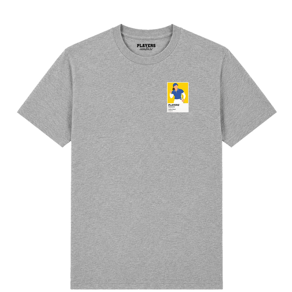 Lottie Woad England men's T-shirt in grey