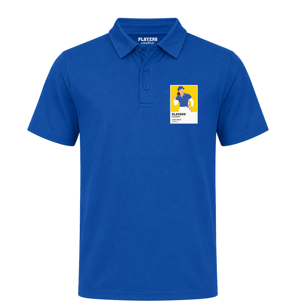 Lottie Woad Golf Icon Frame Men's Polo Shirt