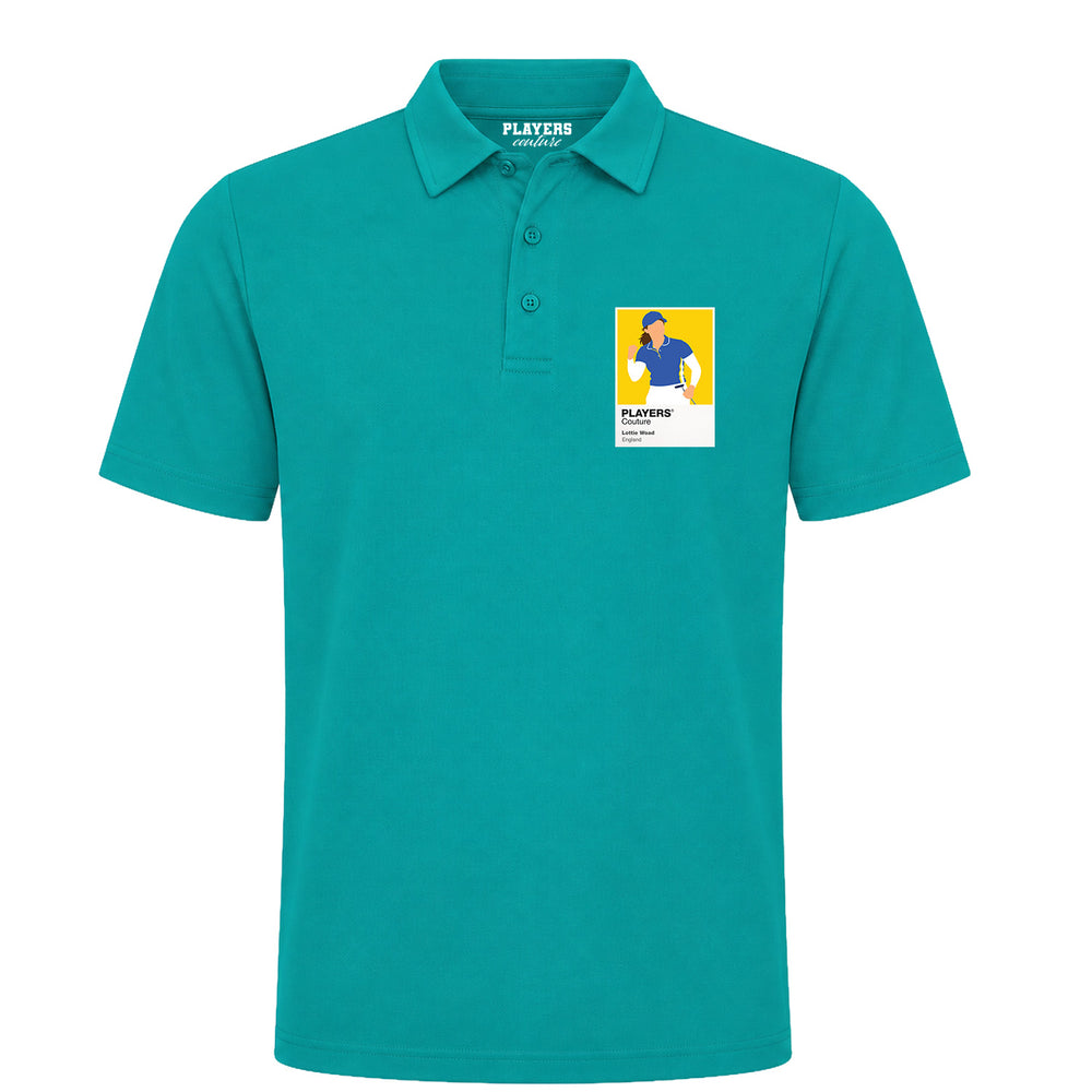 Lottie Woad Golf Icon Frame Men's Polo Shirt