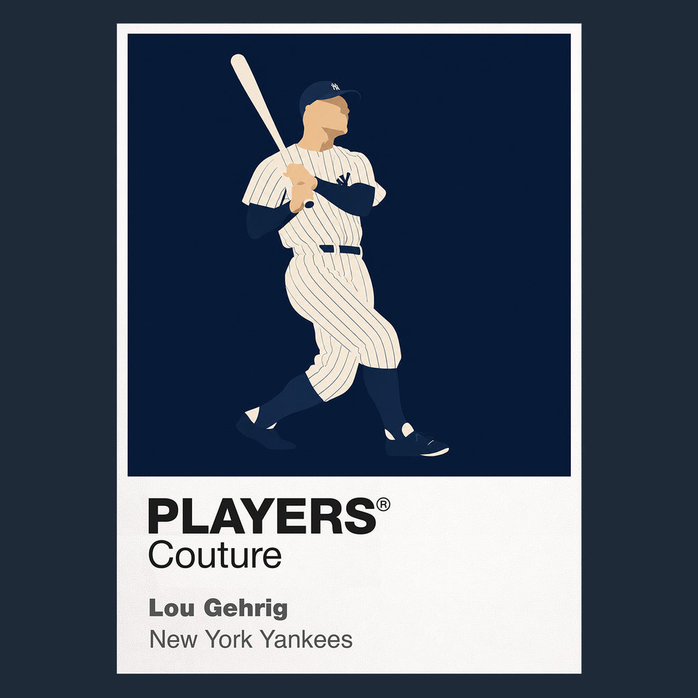Lou Gehrig Yankees Baseball Icon Frame - Icon Design